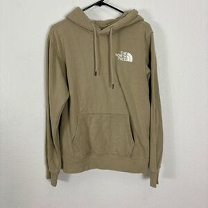 The North Face Tan with Black Logo in Back Fleece Lined Sweatshirt